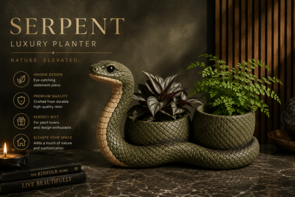 Download Serpent Luxury Planter - Luxury Collection